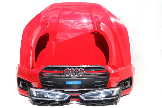 AUDI A5 8W PRZÓD LY3U FULL LED maska błotniki pas przedni zderzak lampy lampa F5 LY3U czerwony wzmocnienie błotnik 8W6