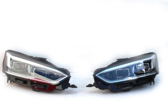 AUDI A5 8W PRZÓD LY3U FULL LED maska błotniki pas przedni zderzak lampy lampa F5 LY3U czerwony wzmocnienie błotnik 8W6