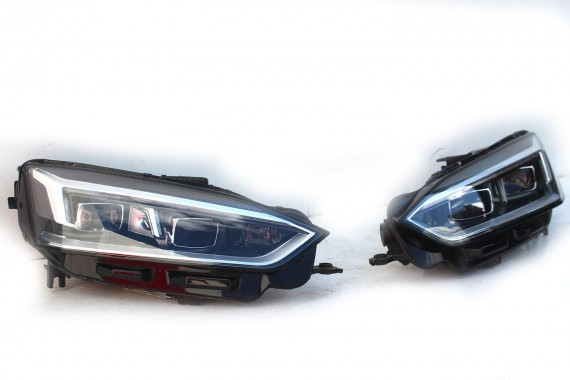 AUDI A5 8W PRZÓD LY3U FULL LED maska błotniki pas przedni zderzak lampy lampa F5 LY3U czerwony wzmocnienie błotnik 8W6