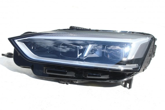 AUDI A5 8W PRZÓD LY3U FULL LED maska błotniki pas przedni zderzak lampy lampa F5 LY3U czerwony wzmocnienie błotnik 8W6