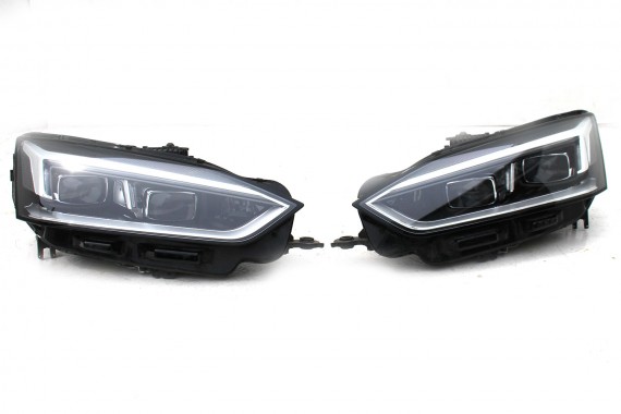 AUDI A5 8W F5 LY9T PRZÓD maska błotniki zderzak pas przedni lampy lampa MATRIX F5 LY9T czarny wzmocnienie 8W6941035E 8W6941036E