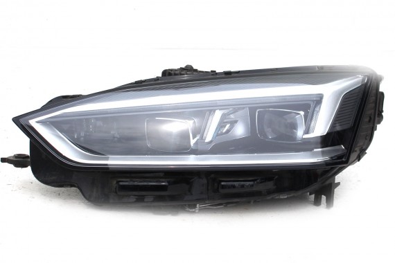 AUDI A5 8W F5 LY9T PRZÓD maska błotniki zderzak pas przedni lampy lampa MATRIX F5 LY9T czarny wzmocnienie 8W6941035E 8W6941036E