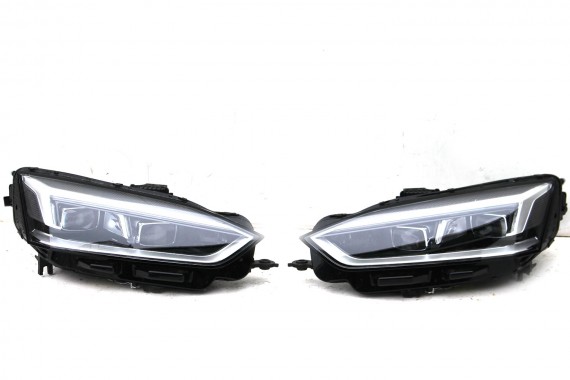 AUDI A5 8W MATRIX F5 LY9T PRZÓD maska błotniki pas zderzak przedni lampy lampa LY9T czarny wzmocnienie błotnik 8W6 F5