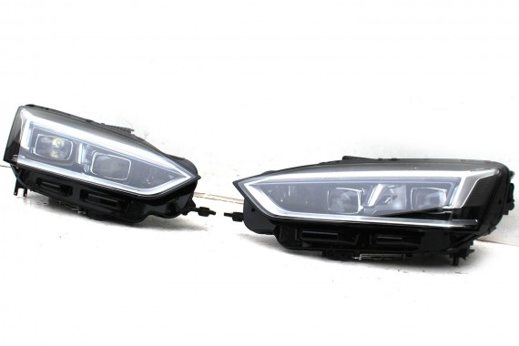AUDI A5 8W MATRIX F5 LY9T PRZÓD maska błotniki pas zderzak przedni lampy lampa LY9T czarny wzmocnienie błotnik 8W6 F5