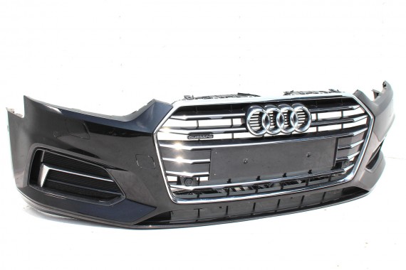 AUDI A5 8W PRZÓD maska błotniki zderzak pas przedni lampy lampa MATRIX F5 LY9T czarny wzmocnienie błotnik 8W6 F5