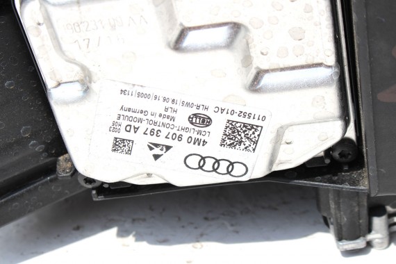 AUDI A5 8W PRZÓD maska błotniki zderzak pas przedni lampy lampa MATRIX F5 LY9T czarny wzmocnienie błotnik 8W6 F5