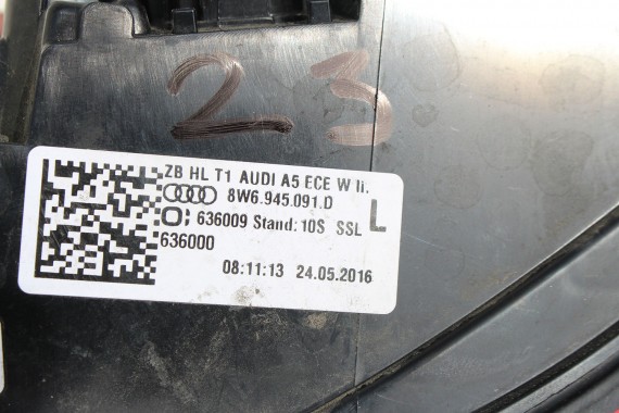 AUDI A5 CABRIO 8W F5 LAMPA TYŁ LAMPY TYLNE 8W6945091D 8W6945092D 8W6945093B matrix 8W6945094B 8W6945091R 8W6945092R 8W6945091