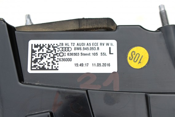 AUDI A5 CABRIO 8W F5 LAMPA TYŁ LAMPY TYLNE 8W6945091D 8W6945092D 8W6945093B matrix 8W6945094B 8W6945091R 8W6945092R 8W6945091