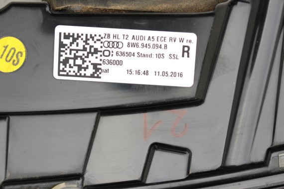 AUDI A5 CABRIO 8W F5 LAMPA TYŁ LAMPY TYLNE 8W6945091D 8W6945092D 8W6945093B matrix 8W6945094B 8W6945091R 8W6945092R 8W6945091