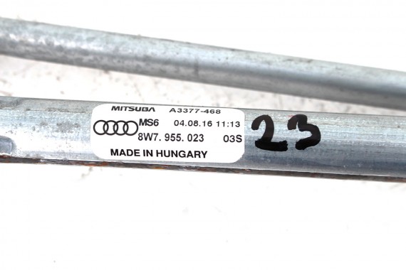 AUDI A5 CABRIO 8W F5 MECHANIZM WYCIERACZEK 8W7955119 silniczek 8W7955023 8W7 955 023 8W7 955 119  podstawa 8W7955023B