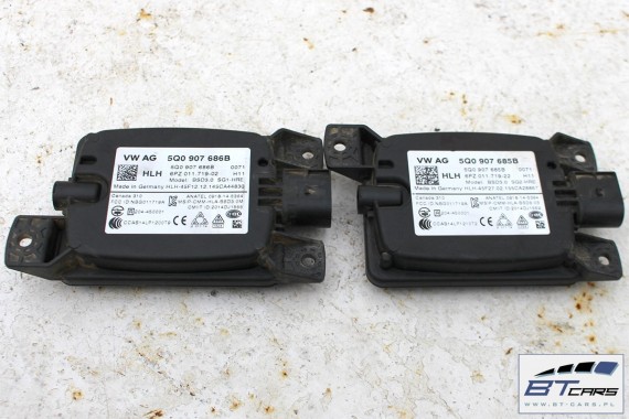 VW GOLF 7 LUSTERKO LUSTERKA DRZWI ZEWNĘTRZNE lewe 9+2 prawe 13+2 pin side assist ASYSTENT 5Q0907685B 5Q0907686B 11pin 15pin