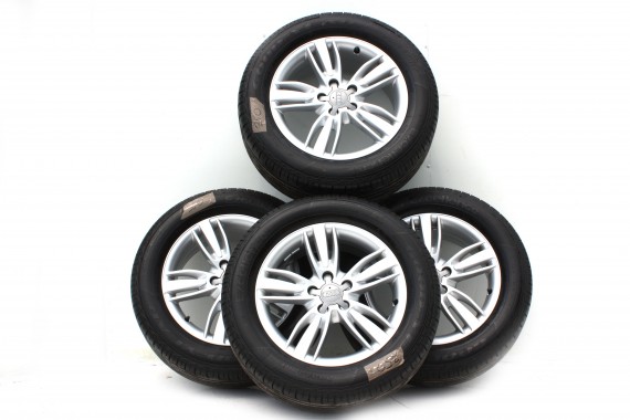 AUDI Q3 FELGI 17 8U0601025A + OPONY KOŁA FELGA KOŁO opona 8U0 601 025 A 7J*17H2 ET43 GOODYEAR EXCELLENCE  235/55/17 99V