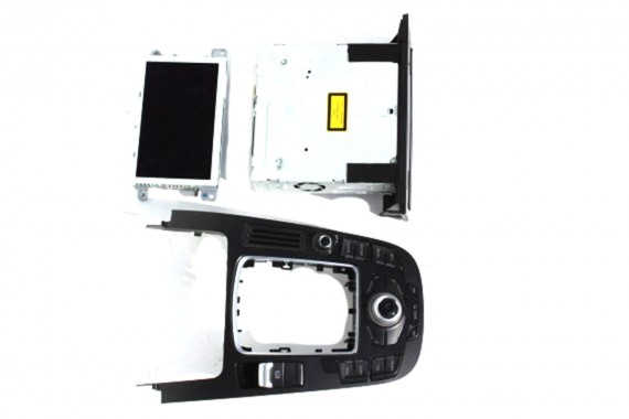 AUDI A4 A5 Q5 ZESTAW MMI 3G+ MONITOR + CZYTNIK + PANEL 8R1919609 8F1035666 8F0919604 wyświetlacz lcd gałka sd navi 8K 8T 8R