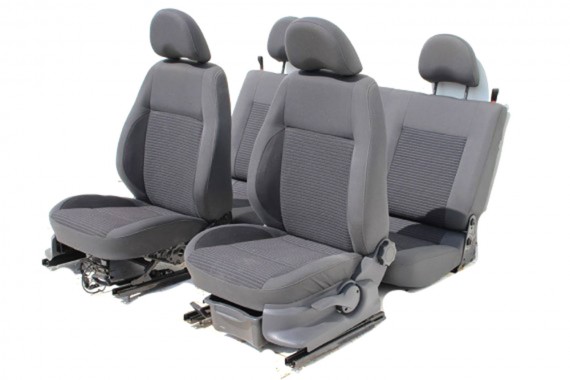 VW AMAROK FOTELE KOMPLET FOTELI siedzeń siedzenia fotel tapicerka 2H welur kolor antacyt 1166 kilometrów