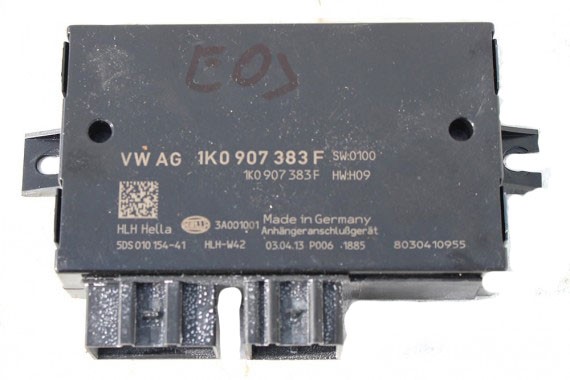 VW AUDI SEAT SKODA MODUŁ STEROWNIK HAKA 1K0907383F 8P0907383 1K0907383E 1K0907383 1K0907383A 1K0907383B 1K0907383D 8P0907383