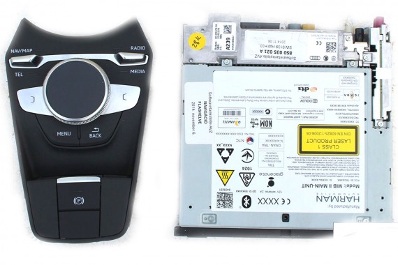 AUDI TT CZYTNIK MIB + PANEL MMI 8S0035021A 8S0919614A TOUCHPAD gałka z touchpadem sterowanie 8S0035021R 8S0919614L 8S0035021A