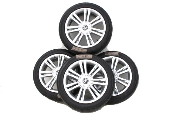 VW GOLF 7 VII SPORTSVAN FELGI 17 KOŁA + OPONY LATO felga 5G0601025C 7J*17H2 ET49 opona BRIDGESTONE Turanza ER300 225/45/17  91W