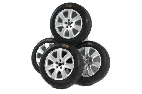 AUDI A4 A5 A6 A7 A8 FELGI 18 FELGA KOŁA OPONA 4H0601025D 8J*18 ET28 GOODYEAR EFFICIENT GR P 235/55/18  4G 4H