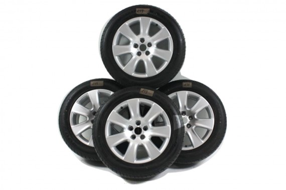 AUDI A4 A5 A6 A7 A8 FELGI 18 FELGA KOŁA OPONA 4H0601025D 8J*18 ET28 GOODYEAR EFFICIENT GR P 235/55/18  4G 4H