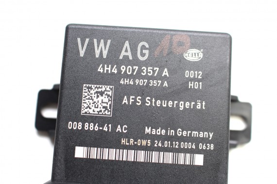 AUDI A6 A7 A8 MODUŁ STEROWNIK ŚWIATEŁ 4H4907357A 4H4907357 doświetlania regulacji zasięgu 4H4 907 357 4H4907357 4G 4H 4H4907357A