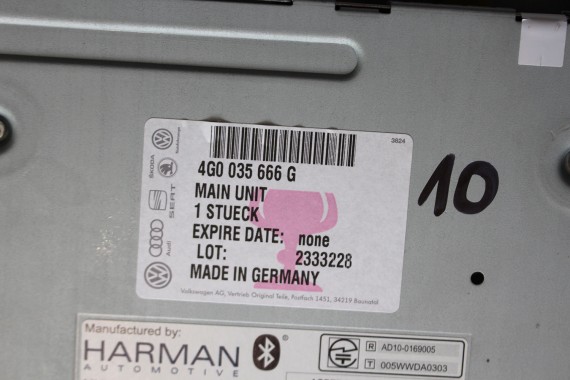 AUDI A6 A7 CZYTNIK DVD 4G0035666G 4G0035666GX MMI 3G+ KARTY SD MULTIMEDIA 4G0 035 666 4G0035666G 4G0035666A 4G0035666G 4G0035666