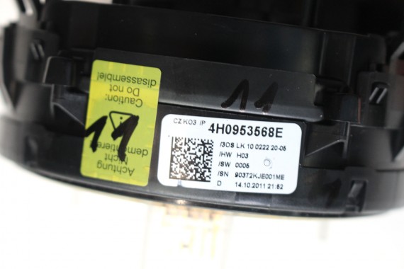 VW AUDI A6 A7 A8 TAŚMA AIR BAG 4H0953568E 4H0953568H 4H0 953 568 pierścień air bag 4H0953568E 4H0953568H 4H0953568E 4H0953568H