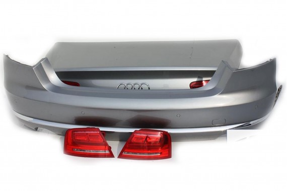 AUDI A8 TYŁ ZDERZAK tylny + KLAPA BAGAŻNIKA + 4H 4H0 D4 2010-2014 4H0807521 Q4Q4 LY7G 4H0807511 4H0807521 4H0827023B 4H0827023