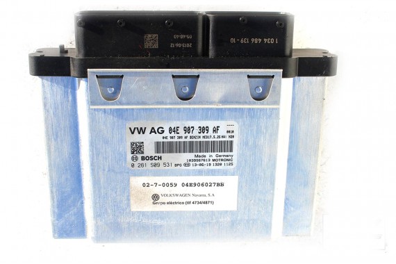 VW POLO MODUŁ STEROWNIK KOMPUTER SILNIKA 04E907309AF 04E906027BB BENZYNA CJZ manualna skrzynia 04E 907 309 AF 6C 2015- 04E907309