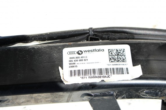 AUDI A4 A5 8W F5 HAK HOLOWNICZY + BELKA TYŁ tylna zderzaka MODUŁ STEROWNIK 8W0800491C 4M0907383D 8W B9 8W0 800 491 8W0800491M