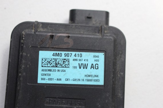AUDI A4 Q7 TT MODUŁ STEROWNIK BRAMY GARAŻU 4M0907410 4M0 907 410 otwierania bramy garażowej 4M 4M0907410 4M0907410B 4M0907410