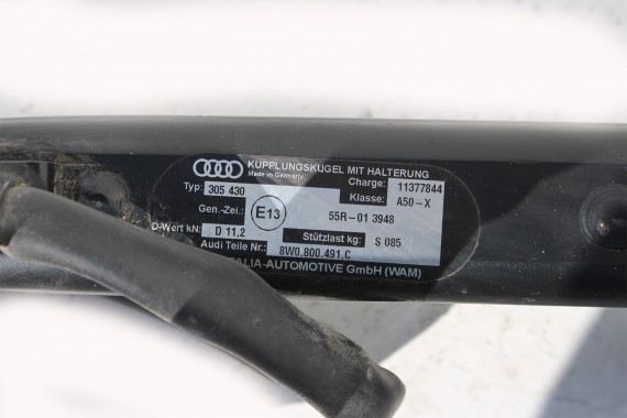 AUDI A4 A5 8W F5 HAK HOLOWNICZY + BELKA TYŁ tylna zderzaka MODUŁ STEROWNIK 8W0800491C 4M0907383D 8W B9 8W0 800 491 8W0800491M