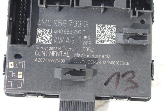 AUDI A4 A5 Q7 STEROWNIK MODUŁ DRZWI 4M0959792G 4M0959793G 4M0959795G 4M0959792D 4M0959793D 4M0959795D 4M0959792G 4M0959793G