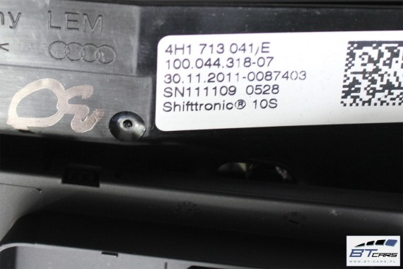 AUDI A8 WYBIERAK SKRZYNI BIEGÓW 4H1713041E 4H1 713 041 E 4H1927731A LEWAREK 4H1927731A 4H1927731 4H1927731A 4H1927731A 4H1927731