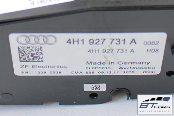 AUDI A8 WYBIERAK SKRZYNI BIEGÓW 4H1713041E 4H1 713 041 E 4H1927731A LEWAREK 4H1927731A 4H1927731 4H1927731A 4H1927731A 4H1927731