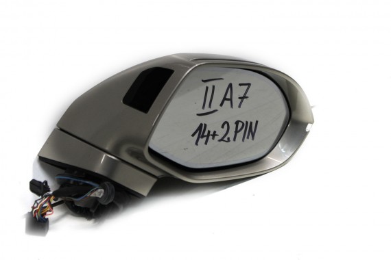 AUDI A7 LUSTERKO DRZWI PRAWE 14+2 pin 4G zewnętrzne pinów kabli pinów kabli przewodów 16pin LZ1Y - beżowy (beige) foto 4G8857410