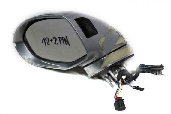 AUDI A7 LUSTERKO DRZWI LEWE 12+2 pin 4G zewnętrzne pinów kabli pinów kabli przewodów 14pin