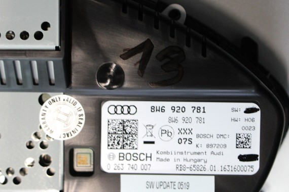 AUDI A5 8W F5 ZEGARY LICZNIKI DIESEL 8W6920781 8W6 920 781  zegar licznik 2.0 TDi diesel 2017-