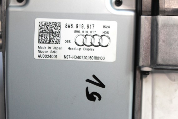 AUDI A5 PROJEKTOR HEAD UP DISPLAY 8W6919617 RZUTNIK STEROWNIK PROJEKCJI NA PRZEDNIEJ SZYBIE 8W6 919 617 F5 8W6919617 8W6919617