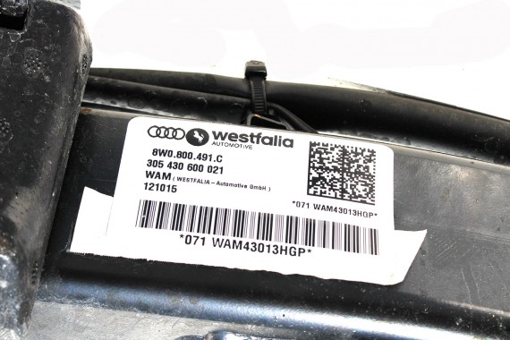 AUDI A4 A5 8W F5 HAK HOLOWNICZY + BELKA TYŁ tylna zderzaka MODUŁ STEROWNIK 8W0800491C 4M0907383D 8W B9 8W0 800 491 8W0800491M