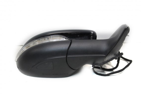 VW GOLF 6 VI LUSTERKO ZEWNĘTRZNE DRZWI prawe 5K 10 pin 10pin zewnętrzne pinów kabli przewodów L041 -czarny