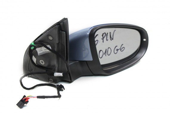 VW GOLF 6 VI LUSTERKO ZEWNĘTRZNE DRZWI prawe 5K 6 pin 6pin zewnętrzne pinów kabli przewodów