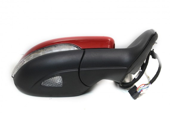 VW GOLF 6 VI LUSTERKO ZEWNĘTRZNE DRZWI prawe 5K 13 pin 13pin zewnętrzne pinów kabli przewodów czerwone -bordowe