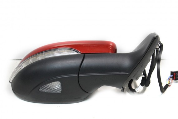 VW GOLF 6 VI LUSTERKO ZEWNĘTRZNE DRZWI prawe 5K 13 pin 13pin zewnętrzne pinów kabli przewodów czerwone -bordowe