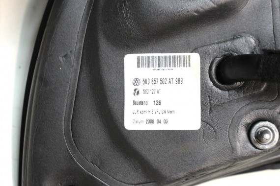 VW GOLF 6 VI LUSTERKO ZEWNĘTRZNE DRZWI prawe 5K 13 pin 13pin zewnętrzne pinów kabli przewodów czerwone -bordowe