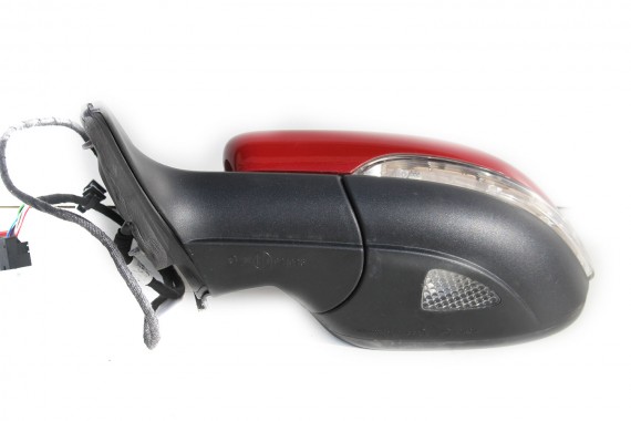 VW GOLF 6 VI LUSTERKO ZEWNĘTRZNE DRZWI lewe 5K 9 pin 9pin zewnętrzne pinów kabli przewodów czerwone -bordowe