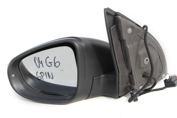 VW GOLF 6 VI LUSTERKO ZEWNĘTRZNE DRZWI lewe 5K 6 pin 6pin zewnętrzne pinów kabli przewodów