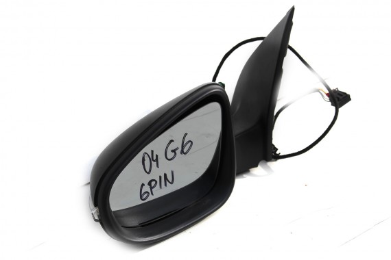 VW GOLF 6 VI LUSTERKO ZEWNĘTRZNE DRZWI lewe 5K 6 pin 6pin zewnętrzne pinów kabli przewodów