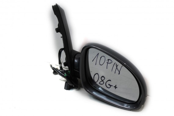 VW GOLF 5 6 V VI PLUS LUSTERKO ZEWNĘTRZNE DRZWI prawe 5M 10 pin 10pin zewnętrzne pinów kabli przewodów szare