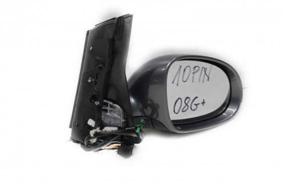 VW GOLF 5 6 V VI PLUS LUSTERKO ZEWNĘTRZNE DRZWI prawe 5M 10 pin 10pin zewnętrzne pinów kabli przewodów szare