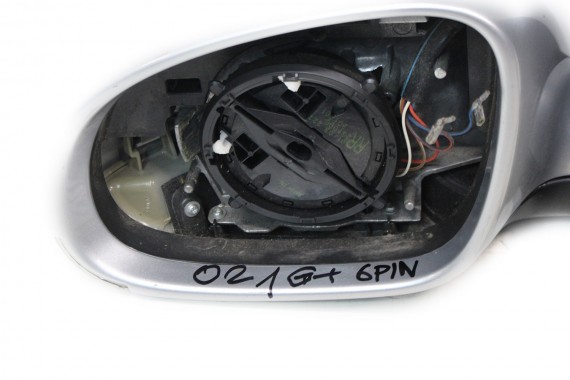 VW GOLF 5 6 V VI PLUS LUSTERKO ZEWNĘTRZNE DRZWI lewe 5M 6 pin 6pin zewnętrzne pinów kabli przewodów srebna